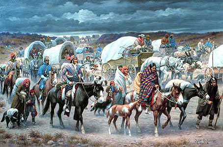 Trail of Tears painting