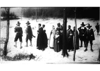 "Puritans Going to Church"