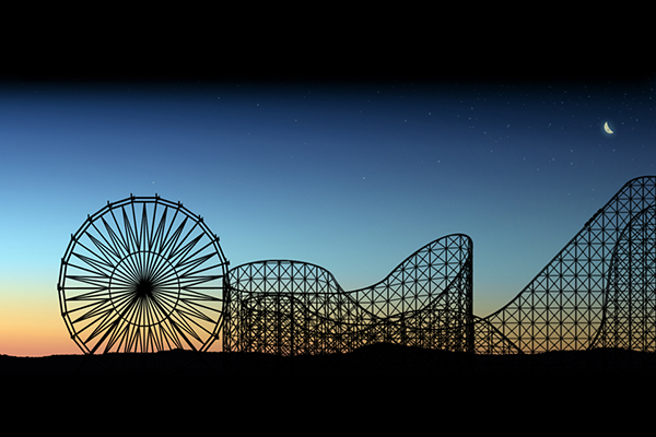 Amusement Park Silhouette