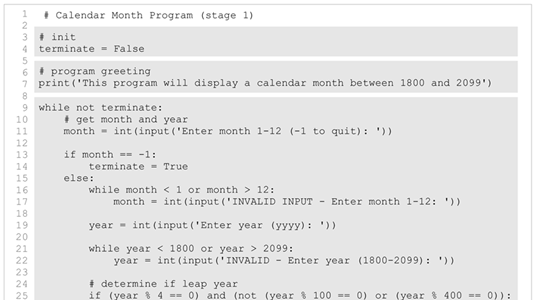 Partial Code for Horse Race Program