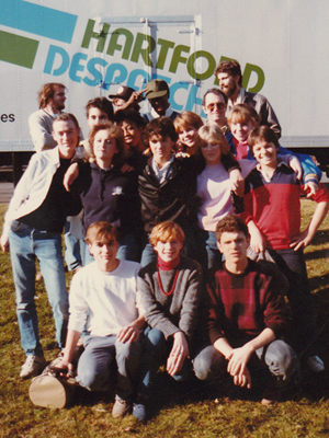 The Cast in front of "The Truck"