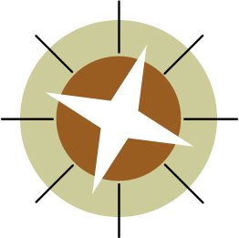 Finished compass