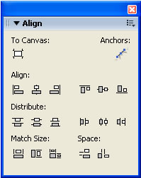 Align panel