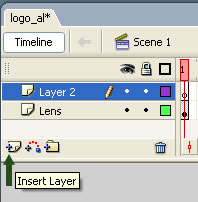 Insert layer button