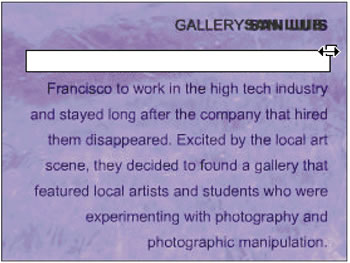 Resizing a text box