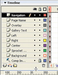 Dragging the Timeline divider to increase the Timeline area