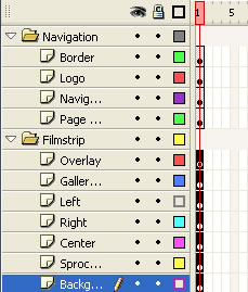Selecting frames