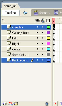 Pasting frames