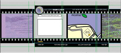 Aligning the Fstrip Visit movie clip on the main Stage