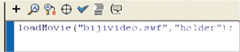 Configuration for the loadMovie command