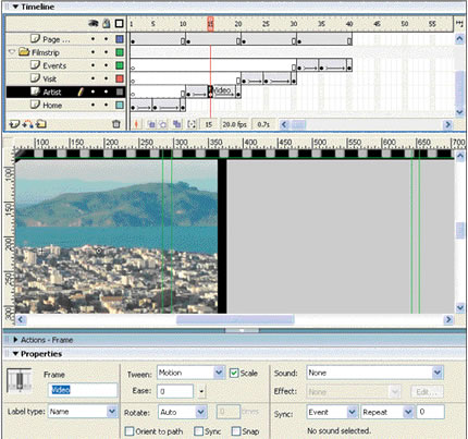 Naming the Video frame referred to by the Video Stop/Play buttons