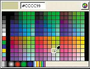 Choosing a color for the Over state