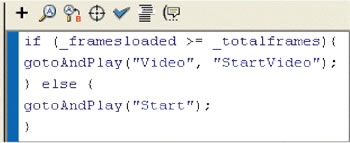 Final ActionScript for the Preloader