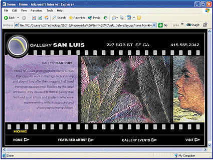Gallery San Luis published to 100% of the screen